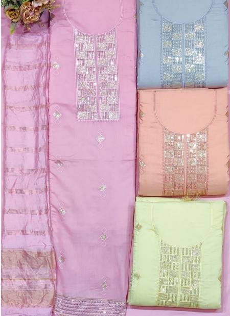 Roli Moli Rimzim 2 Fancy Casual Wear Chanderi Cotton Dress Material Catalog